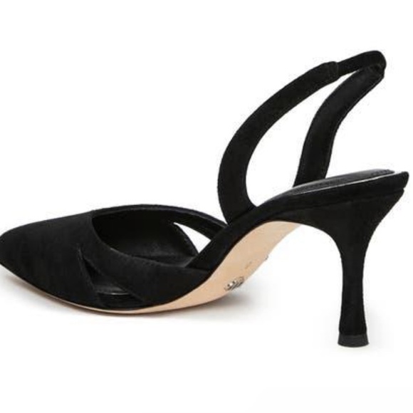 🌸PAIGE🌸 Portia Slingback Pointed Toe Pump Black Size: 8.5 - Picture 2 of 11